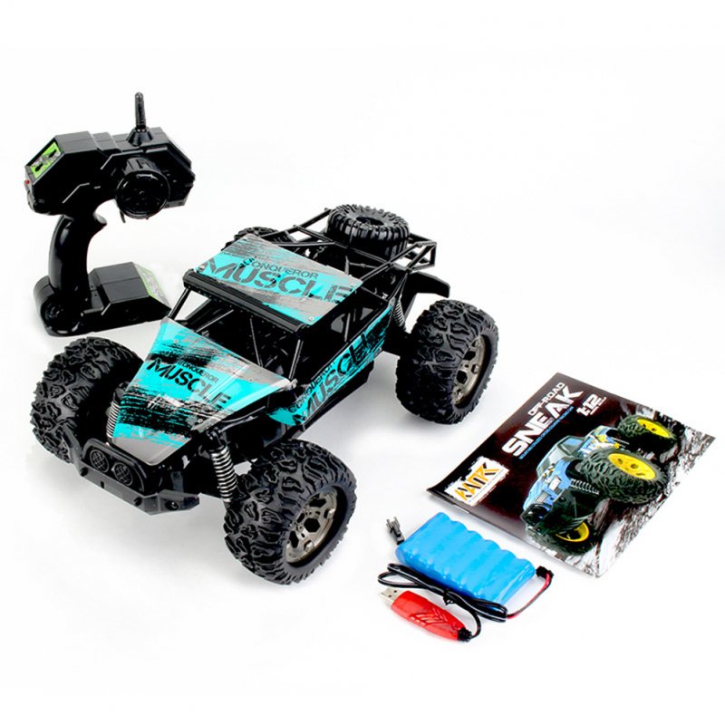 1:12 RC Car High-speed Big-foot Off-road Vehicle Rechargeable Climbing