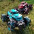 1 12 Remote Control Stunt Car Four wheel Drive Climbing Off road Vehicle Children Rc Speed Car Toys For Kids Blue 3 batteries