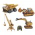 1 12 Simulation Engineering Vehicle Model Remote Control Bulldozer Excavator Crane Dump Truck Toys for Boys 6822l