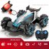 1 14 2 4G RC Stunt Car Gesture Sensing Spray Drift Car 4WD 8CH High Speed with Light Music Play Time 20 Minutes Grey 1 14