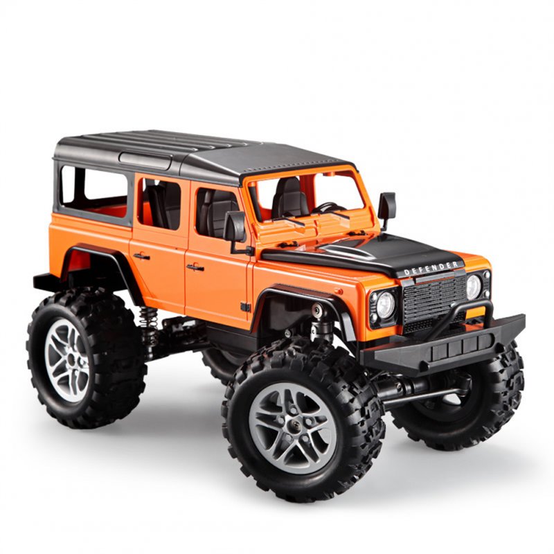 1:14 2.4GHz Anti-interference Remote  Control  Climbing  Car  Toys Four-wheel Drive Rechargeable Off-road Vehicle Model For Boys Children Orange