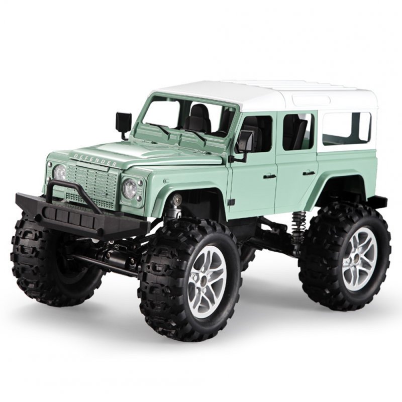 1:14 2.4GHz Anti-interference Remote  Control  Climbing  Car  Toys Four-wheel Drive Rechargeable Off-road Vehicle Model For Boys Children Green
