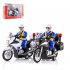 1 14 Alloy Motorcycle Model Simulation Pull back Diecast Motorcycle With Figure Doll For Boys Birthday Christmas Gifts Home Decor VB32513 police  black