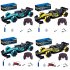 1 14 Formula Remote Control Car Toys 2 4G 4wd Stunt Drift RC Car with Light Spray Yellow B