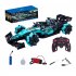 1 14 Formula Remote Control Car Toys 2 4G 4wd Stunt Drift RC Car with Light Spray Blue a