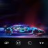 1 14 Formula Remote Control Car Toys 2 4G 4wd Stunt Drift RC Car with Light Spray Blue a