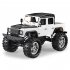 1 14 Pickup Truck Four wheel Drive Remote Control Car Charging Off road Vehicle Boy Children Toy Car With Front Rear Dual Motors  white 