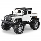 1:14 Pickup Truck Four-wheel Drive Remote Control Car Charging Off-road Vehicle Boy Children Toy Car With Front Rear Dual Motors [white]