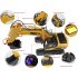 1 14 Rc Truck Caterpillar Alloy Tractor Engineering Car 2 4ghz Radio Controlled Car 15 Channel Rc Excavator Toy For Boy as shown