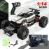 1 14 Remote Control Car Off road Climbing High Speed Alloy Vehicle Drift Racing Rc Car Toy Gifts For Children White 3 batteries