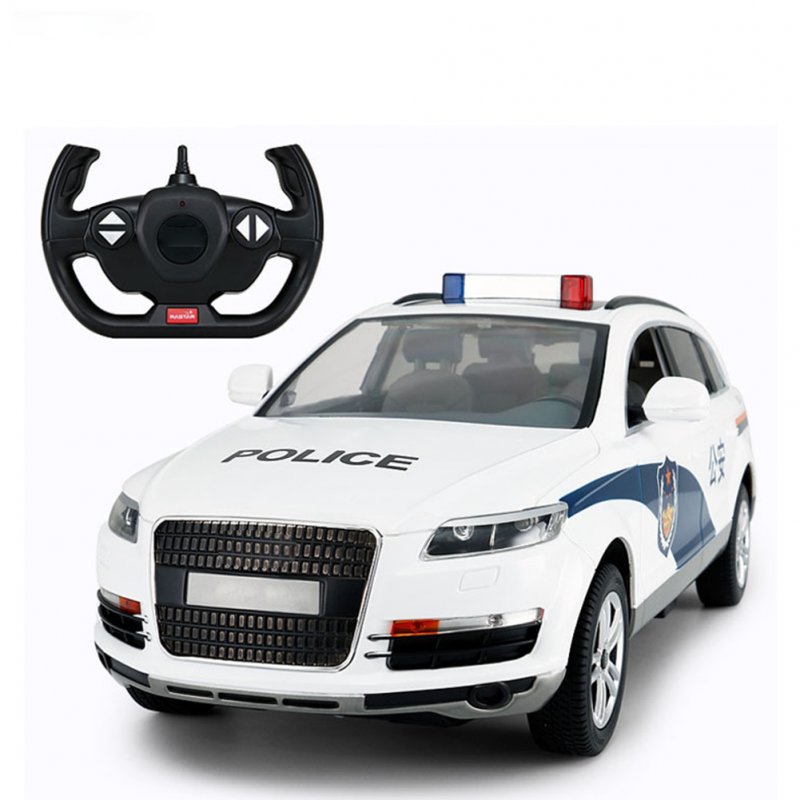 1:14 Scale Q7 Police Remote Control Car Drift Large Electric Police Car Model