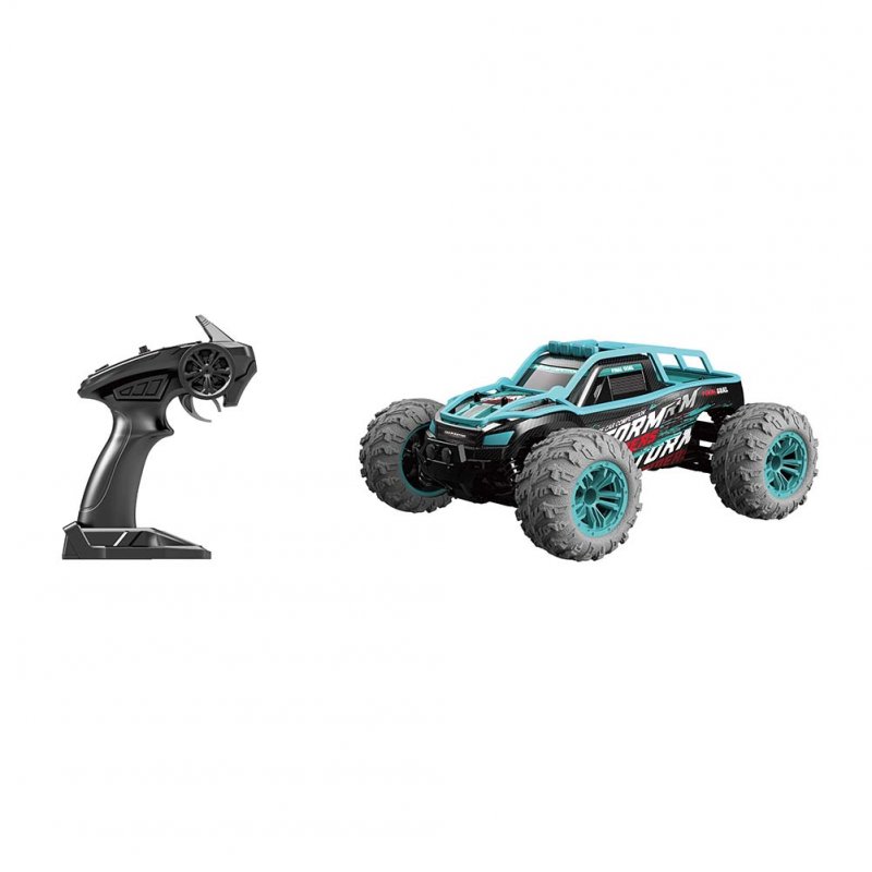 1/14 Scale RC Car Simulation Model Toy Four Wheel Drive Off-road Vehicle Gift for Kids blue_G167