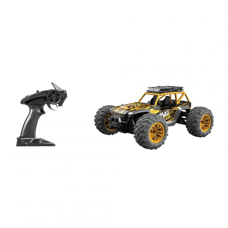 1/14 Scale RC Car Simulation Model Toy Four Wheel Drive Off-road Vehicle Gift for Kids yellow_G168