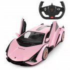 1:14 Scale Sian FKP37 Remote Control Car Usb Charging Children Rc Sports Car Model Toy For Boys Holiday Gifts Pink 1:14
