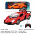 1 16 2 4G RC Car 4CH Rechargeable Dual Motor Remote Control Sports Cars With Light For Boys Girls Gifts orange color 1 16