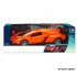 1 16 2 4G RC Car 4CH Rechargeable Dual Motor Remote Control Sports Cars With Light For Boys Girls Gifts orange color 1 16
