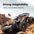 1 16 2 4G RC Car 4WD 70KM H High Speed Off Road Vehicle With LED Light Full Scale Brushless Remote Control Racing Car For Boys Girls Birthday Gifts B black red