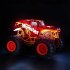 1 16 2 4G RC Stunt Car Shark Head Gyroscope Upright 360 Degree Rotation Remote Control Car with Music Light F160 Red