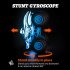 1 16 2 4G RC Stunt Car Shark Head Gyroscope Upright 360 Degree Rotation Remote Control Car with Music Light F161 Yellow