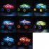 1 16 2 4G RC Stunt Car Shark Head Gyroscope Upright 360 Degree Rotation Remote Control Car with Music Light F161 Yellow