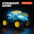 1 16 2 4G RC Stunt Car Shark Head Gyroscope Upright 360 Degree Rotation Remote Control Car with Music Light F162 Blue