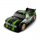 1:16 2.4g Remote Control Car with Spray Light 4wd Brushless RC Drift Car Green