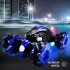 1 16 2 4g Remote Control Car with Music Light 4wd Gesture Induction Stunt Twist Drift Rc Car for Boys Gifts Blue
