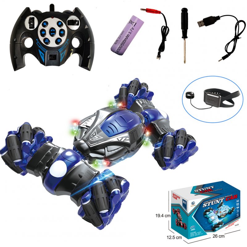 1:16 2.4g Remote Control Car with Music Light 4wd Gesture Induction