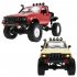 1 16 2 4g Remote Control Car 1 16 Wpl C14 Semi truck 4wd Climbing Car Toys 1 Battery Red