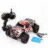 1 16 2 4g Remote Control Off road Car Rechargeable Big foot Climbing Pickup Racing Car Toys For Boys Gifts red