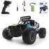 1 16 2 4g Remote Control Climbing Car With Lights Throttle 2WD Big foot High speed Rc Car Model Toys For Boys blue
