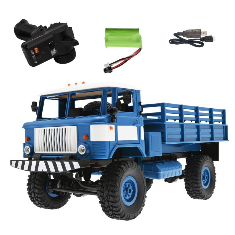 1:16 Full Scale 2.g Rc Car Wpl B-24 Military Truck Gaz-66v Car Toys