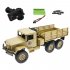 1 16 Full Scale 2 g Remote Control Car Wpl B16 6wd Climbing Military Pickup Climbing Car for Children B 16 yellow