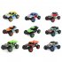 1 16 High speed Remote Control Car Alloy Big foot Off road Vehicle Model Toys For Children Birthday Gifts P161 Orange 1 16