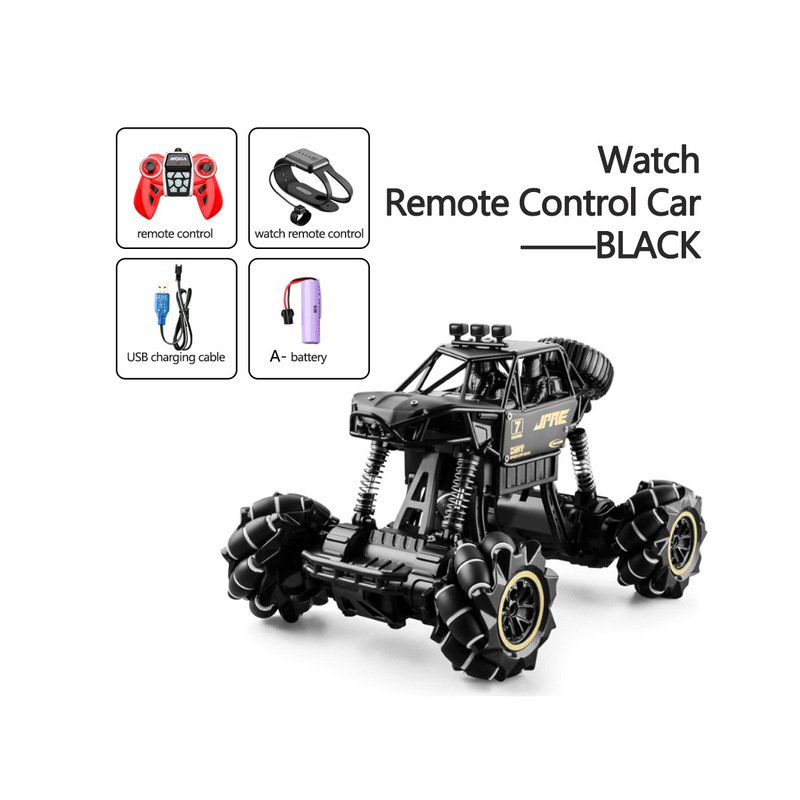 1:16 Rc Cars 4wd Watch Control Gesture Induction Remote Control Car Machine for Radio-controlled Stunt Car Toy Cars RC Drift Car 2032 black