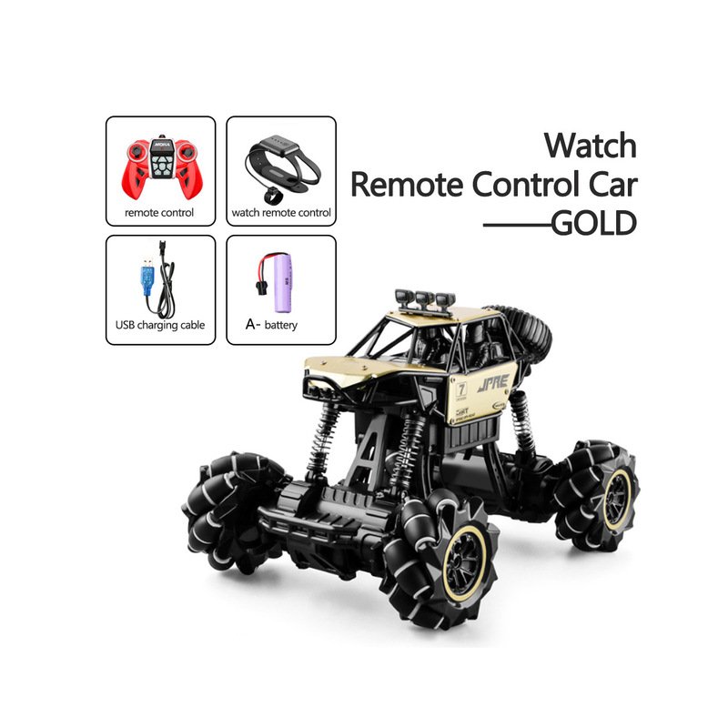 1:16 Rc Cars 4wd Watch Control Gesture Induction Remote Control Car Machine for Radio-controlled Stunt Car Toy Cars RC Drift Car 2032 gold