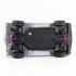 1 16 Remote Control Car 4wd Flat Running Retro Drift Car with Light Off road Vehicle Model Toys Army Green