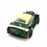 1 16 Remote Control Car 4wd Flat Running Retro Drift Car with Light Off road Vehicle Model Toys Army Green