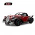 1 16 Remote Control Car 4wd Flat Running Retro Drift Car with Light Off road Vehicle Model Toys Red