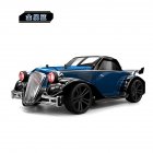 1 16 Remote Control Car 4wd Flat Running Retro Drift Car with Light Off road Vehicle Model Toys Blue