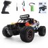 1 16 Remote Control Car with Lights Throttle Alloy High speed Off road Vehicle Toys for Children Birthday Gifts Blue