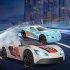 1 16 Remote Control Racing Car With Spray Music Light 360 Rotation RC Drift Stunt Car Model Toys Convertible Black