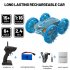 1 16 Remote Control Stunt Car Vehicle Double Sided Flip Driving Drift RC Cars Outdoor Toys Blue