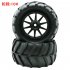 1 16 Tires for Remote Control Car Racing Off road Drift Truck Wheel   4 holes