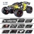 1 18 2 4G RC Car 52km h High Speed Off road Vehicle Rechargeable Brushless Remote Car For Boys Gifts 18423 blue