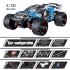1 18 2 4G RC Car 52km h High Speed Off road Vehicle Rechargeable Brushless Remote Car For Boys Gifts 18423 blue
