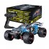 1 18 2 4G RC Car 52km h High Speed Off road Vehicle Rechargeable Brushless Remote Car For Boys Gifts 18423 blue