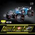 1 18 2 4G RC Car 52km h High Speed Off road Vehicle Rechargeable Brushless Remote Car For Boys Gifts 18423 blue