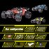1 18 2 4G RC Car 52km h High Speed Off road Vehicle Rechargeable Brushless Remote Car For Boys Gifts 18423 blue