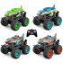 1 18 2 4g Remote Control Shark Head Monster Car 360 Degree Rotating Dance Stunt Spray Car With Lights T 181 blue